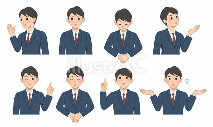 スーツを着た男性