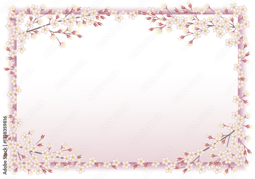 桜のフレーム