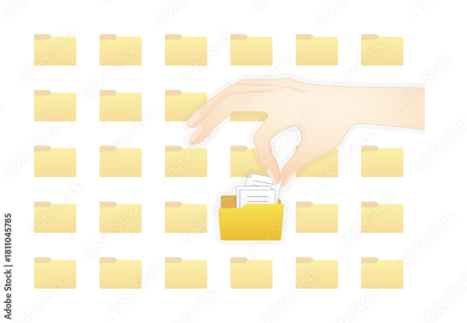 複数のフォルダ