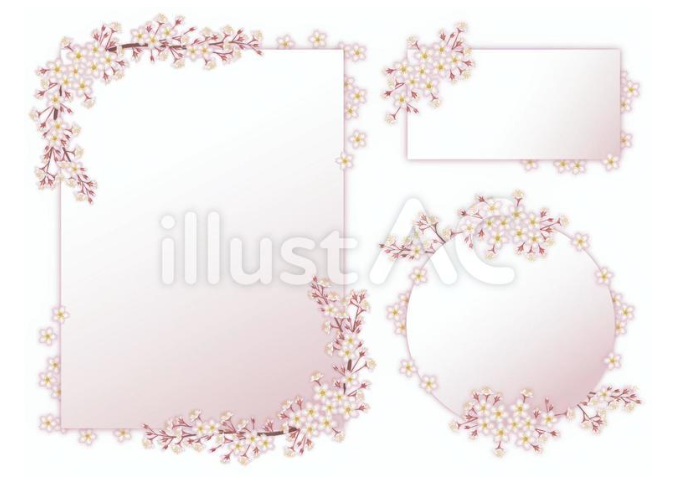 桜のフレーム
